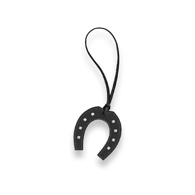 Horseshoe Bag Charm - Stylish Leather Accessory