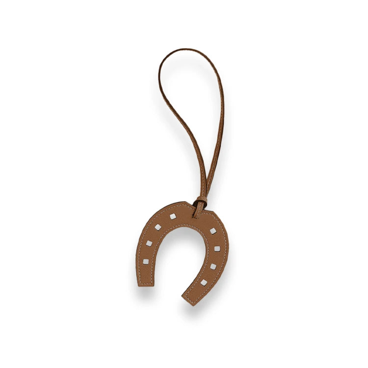 Horseshoe Bag Charm - Stylish Leather Accessory