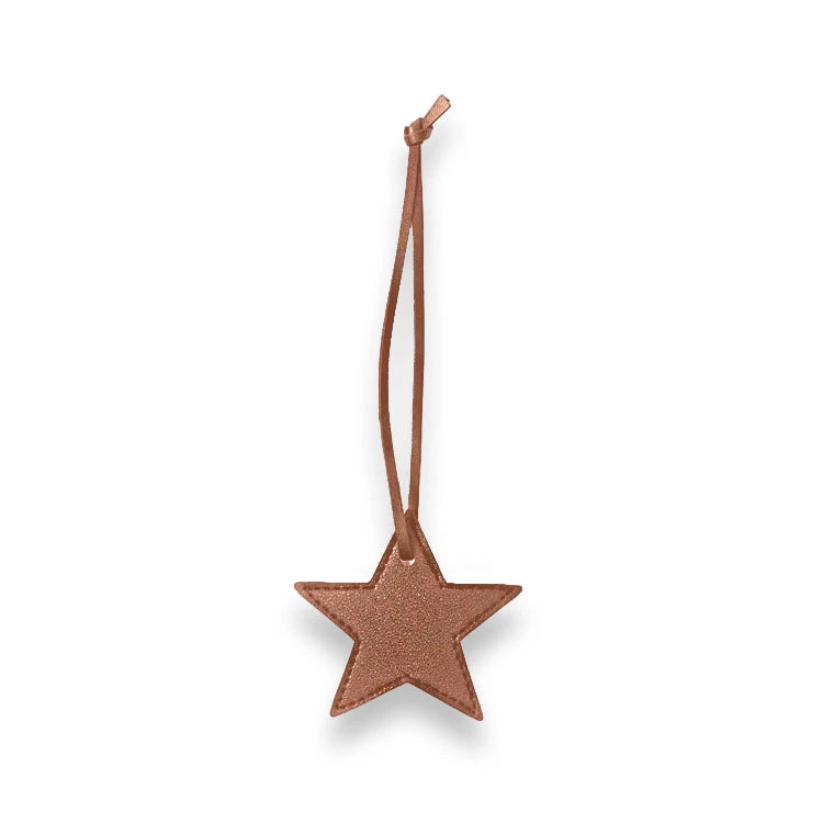 Stylish Leather Star Bag Charm