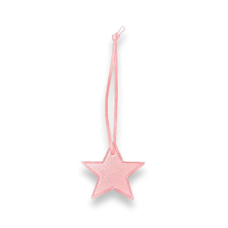 Stylish Leather Star Bag Charm - Trendy Bag Accessory